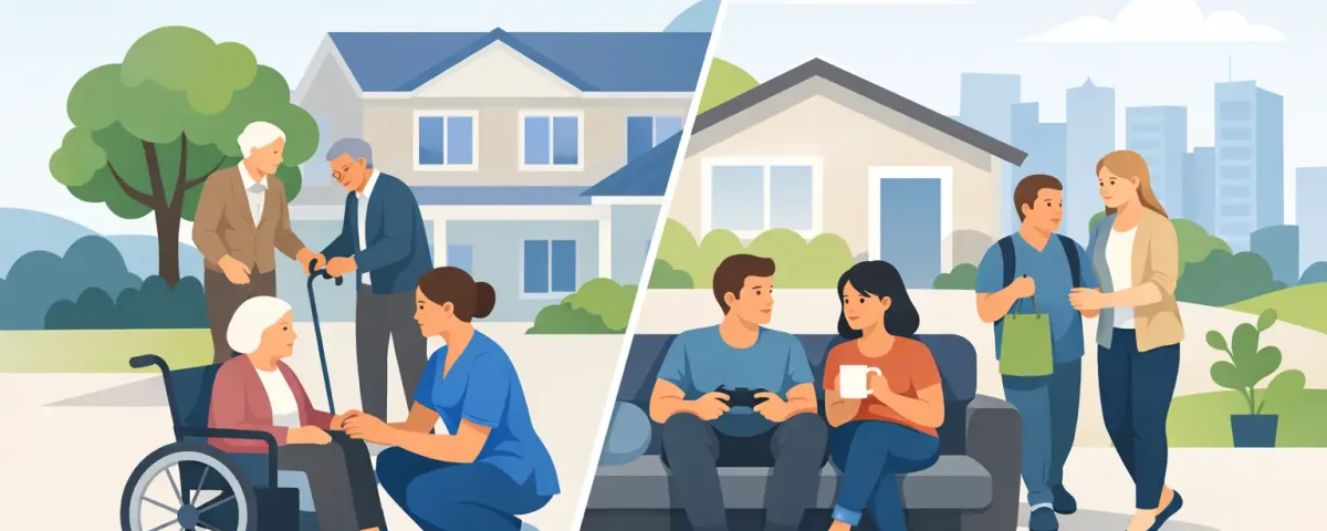 Difference Between Care Home and Supported Living