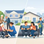 Difference Between Care Home and Supported Living