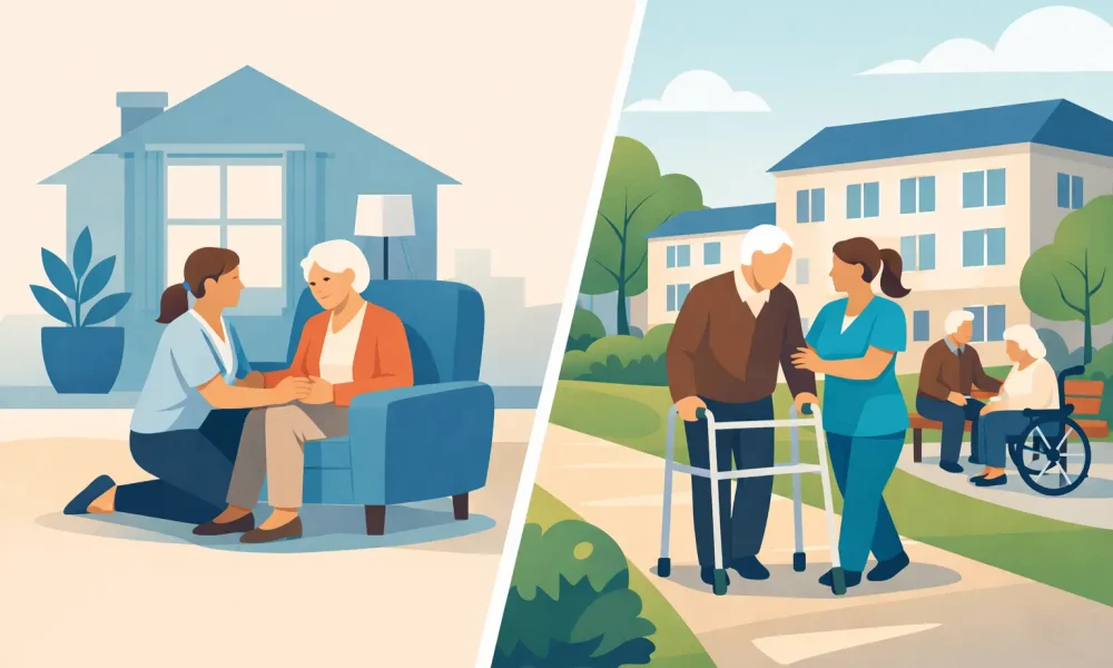 In-Home Support Versus Residential Care Choices