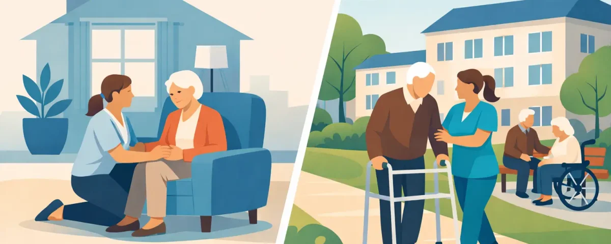 In-Home Support Versus Residential Care Choices